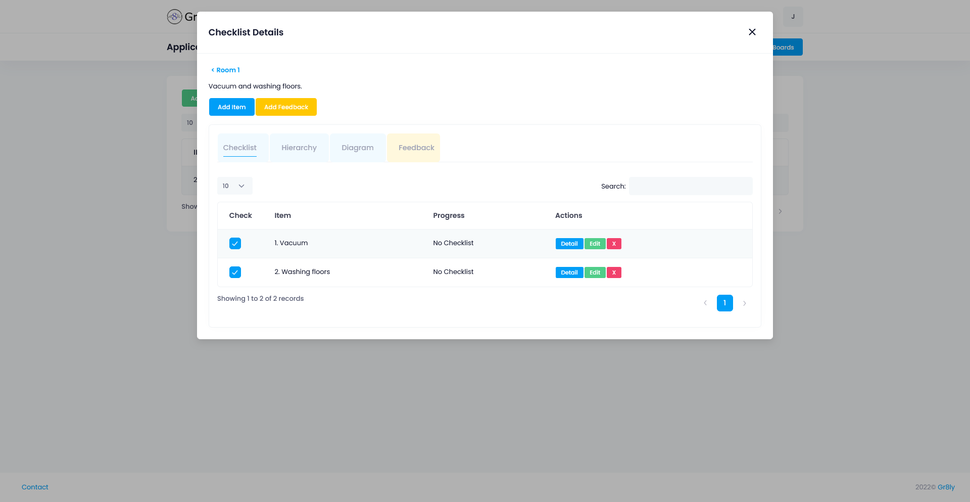 task manager checklist